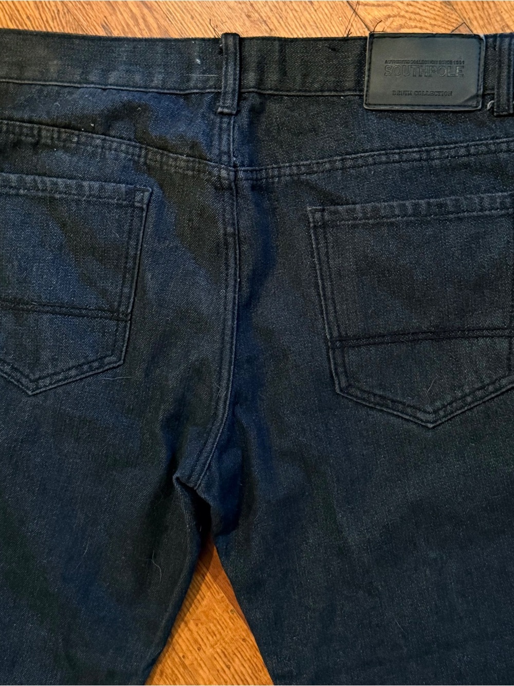 Vintage Y2K Southpole Baggy Jeans -black 36x30🔥 - Picture 5 of 8